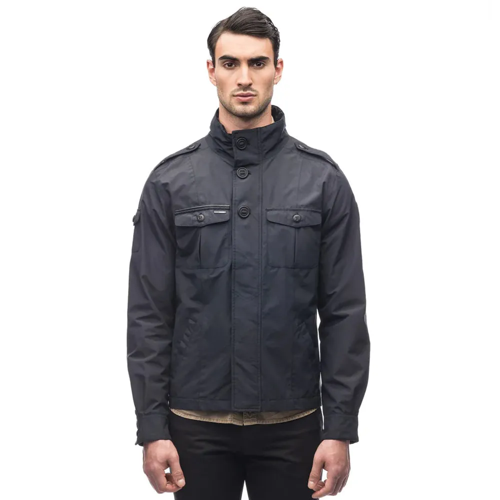 ADMIRAL MEN'S SHIRT JACKET BLACK