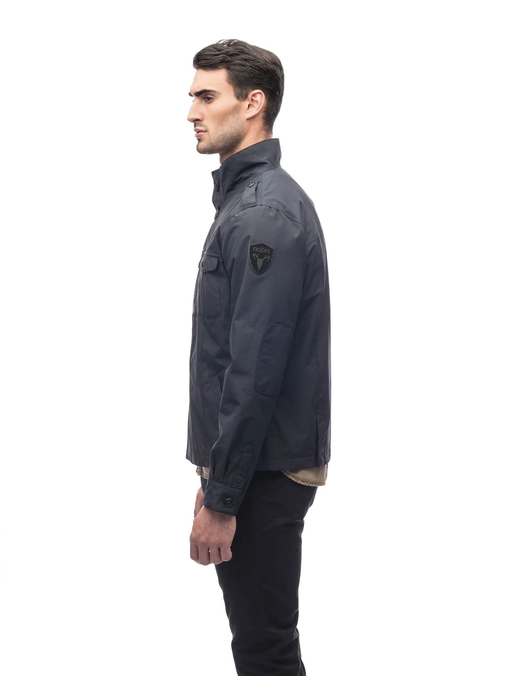 ADMIRAL MEN'S SHIRT JACKET BLACK