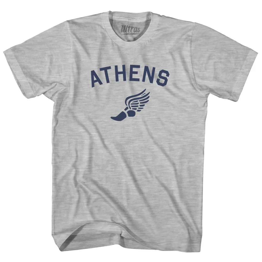 Athens Running Track Winged Foot Youth Cotton T-shirt
