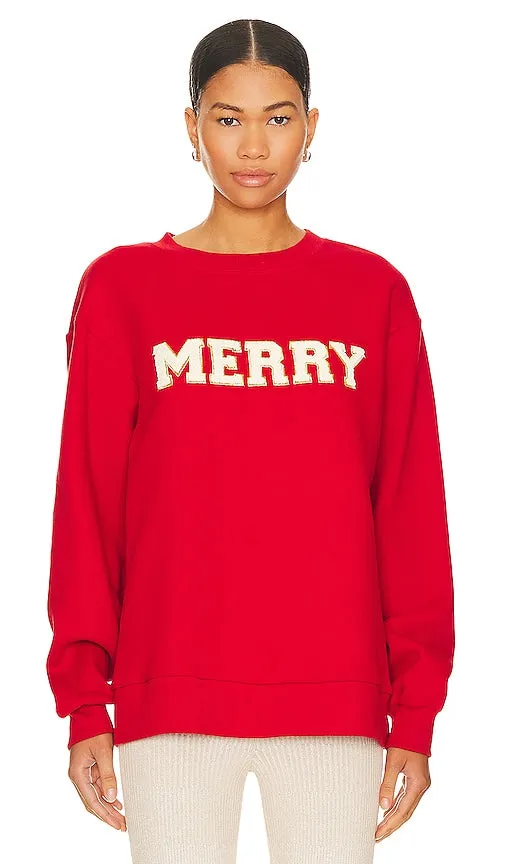 BEACH RIOT Dawn Sweatershirt in Red