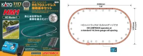 Kato H.O. (HO) Unitrack Track Set HM1/HV Series