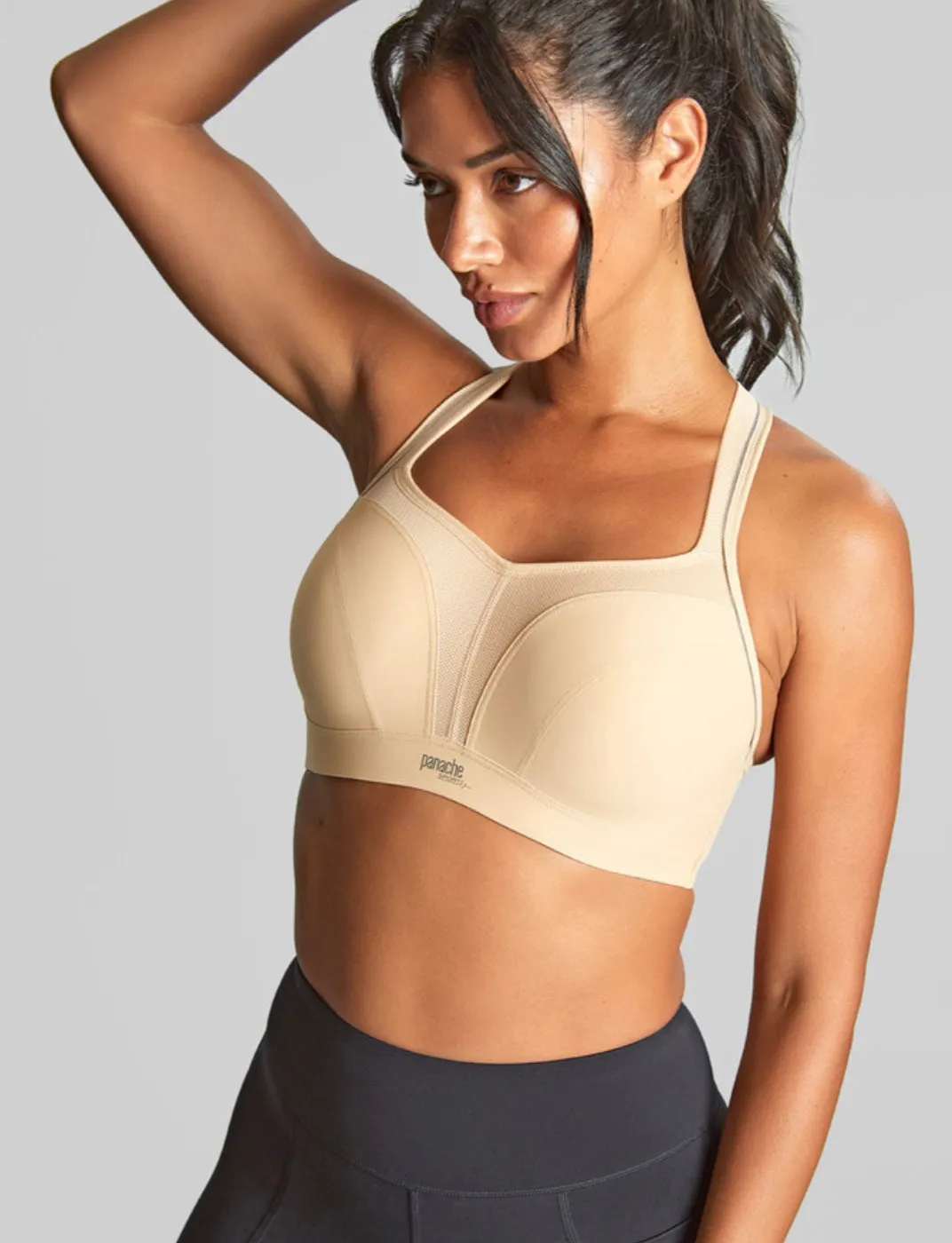 Panache Power Wired Sportsbra - Latte