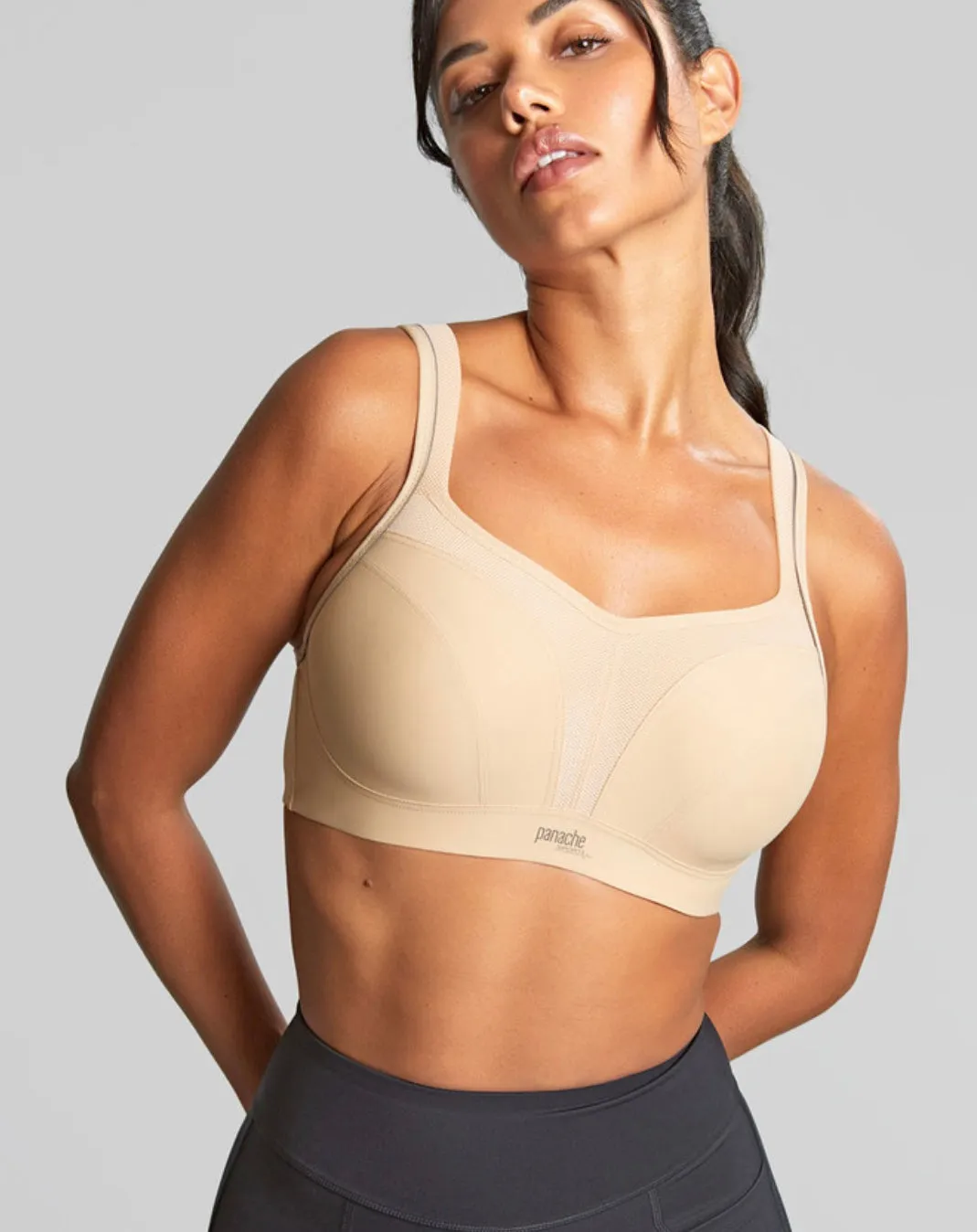 Panache Power Wired Sportsbra - Latte