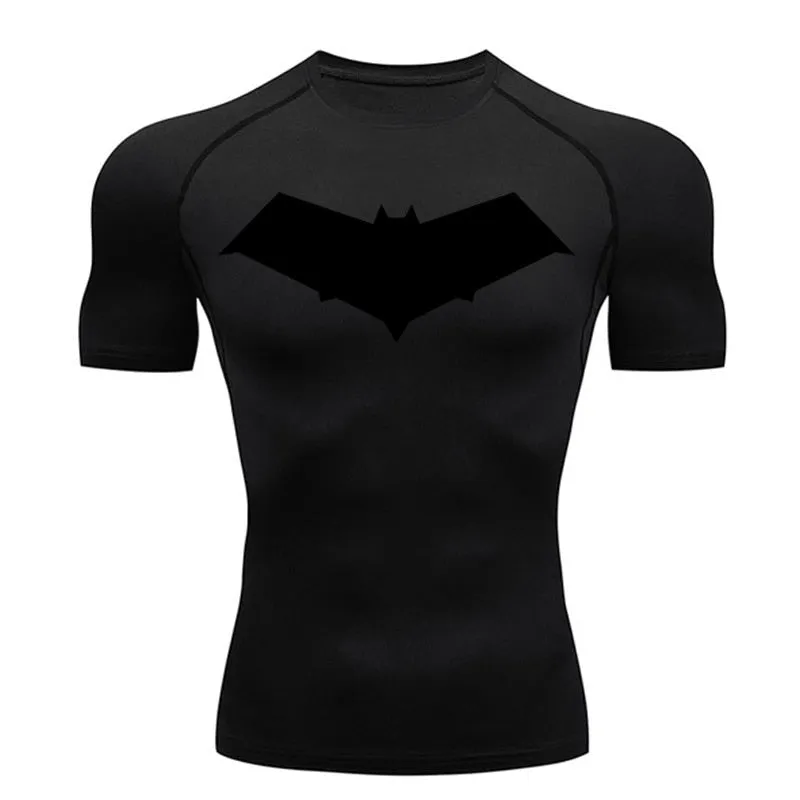 Red Hooded Vigilante Compression Shirt