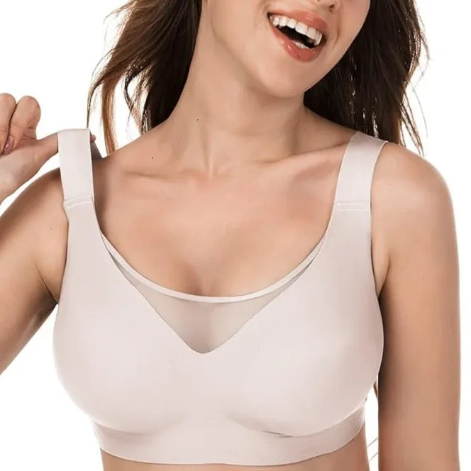 Seamless Mesh Wireless Bra