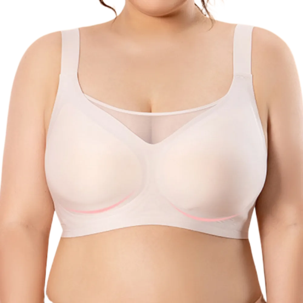 Seamless Mesh Wireless Bra