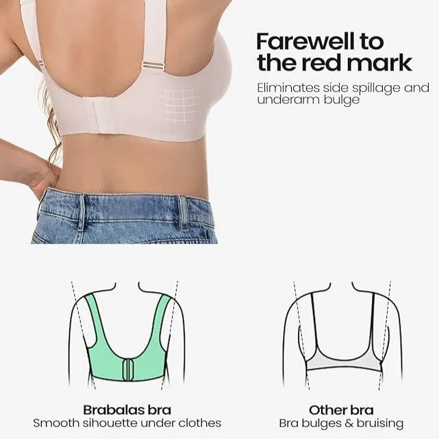 Seamless Mesh Wireless Bra
