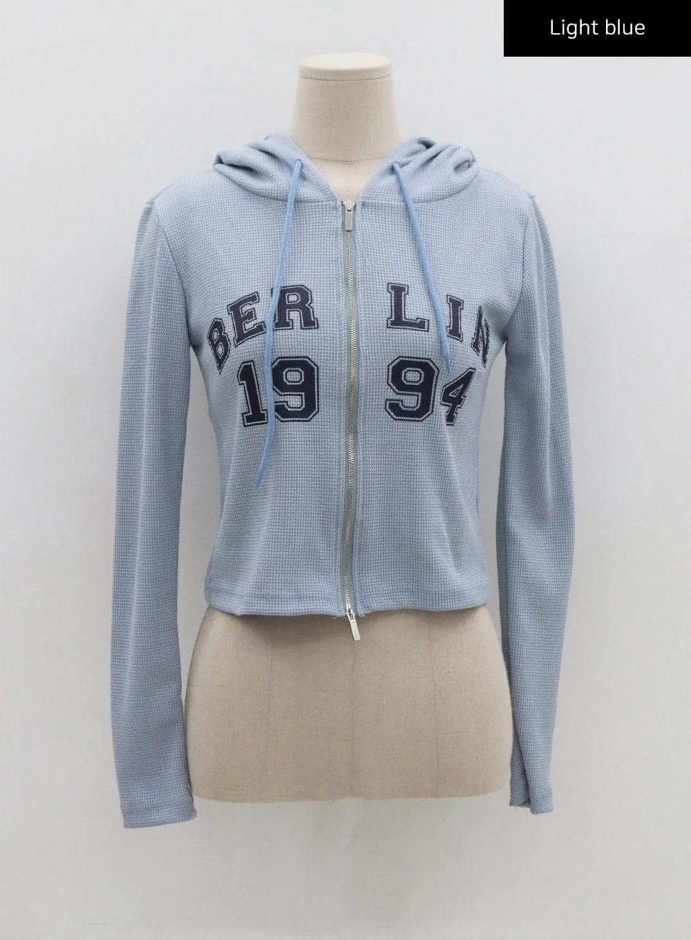 Waffle Hoodie Zip Up CS15