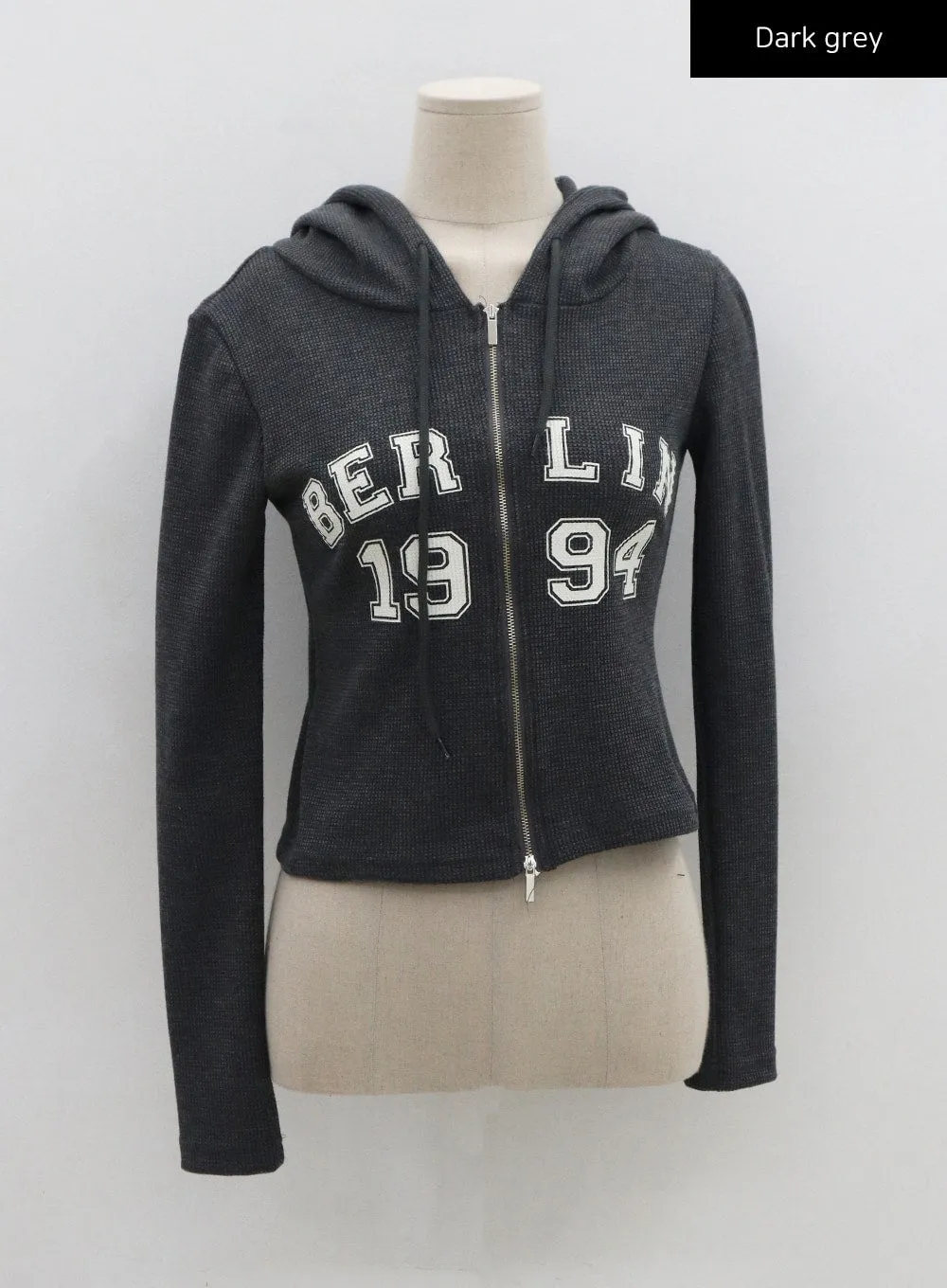 Waffle Hoodie Zip Up CS15