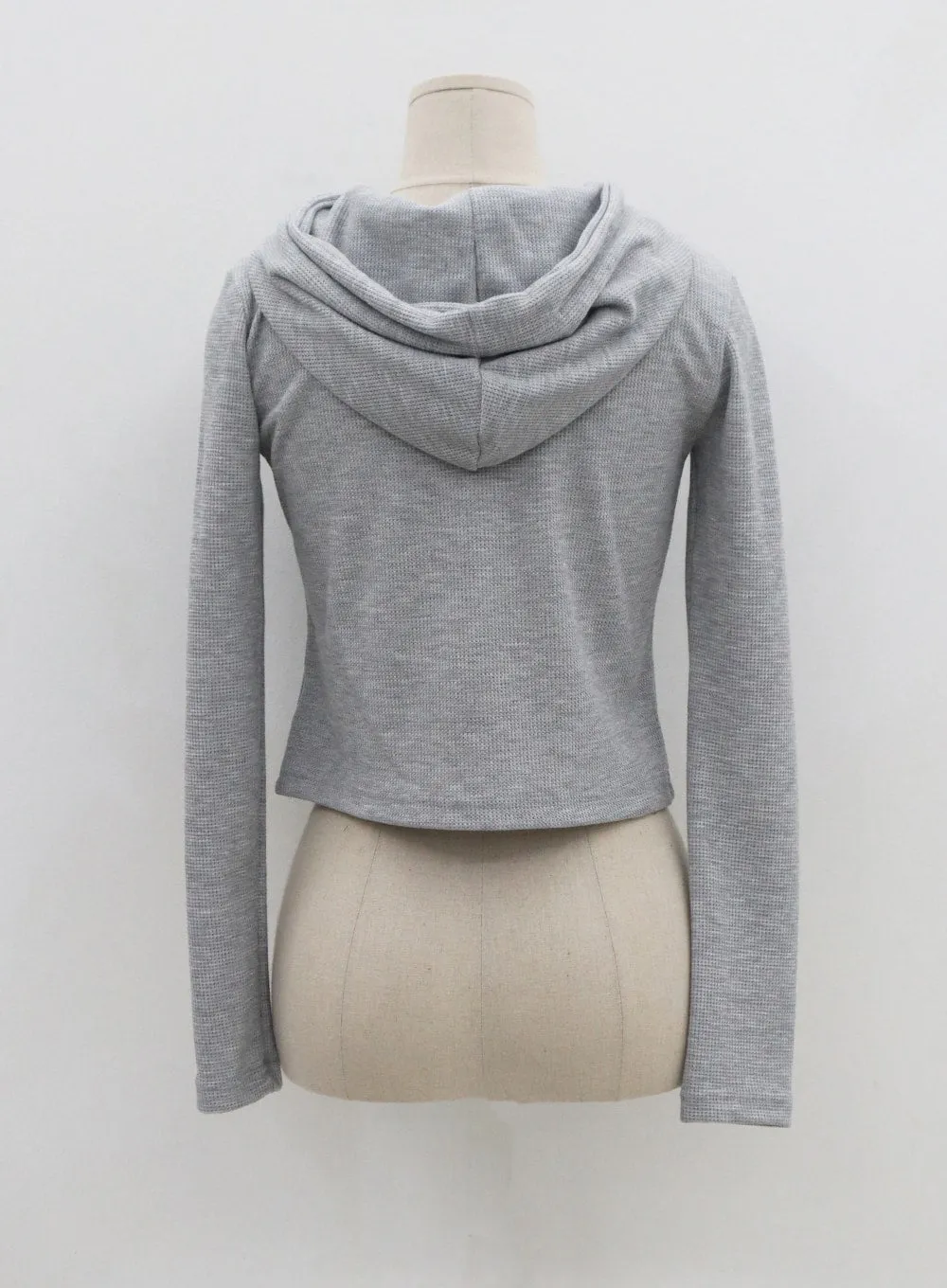 Waffle Hoodie Zip Up CS15