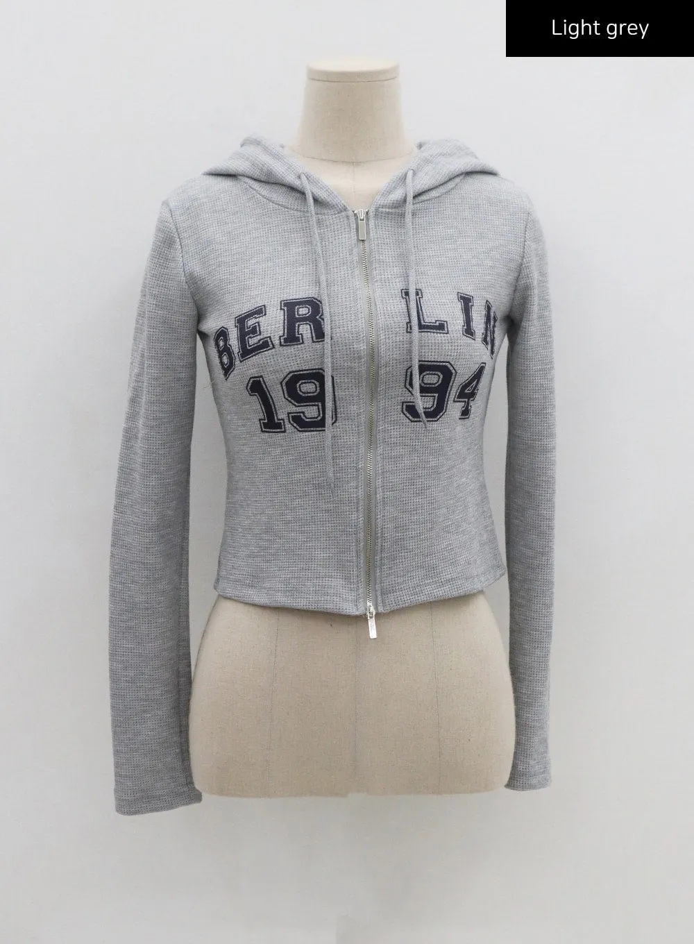 Waffle Hoodie Zip Up CS15
